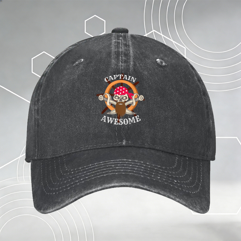 New Fishing Baseball Cap with Fish and Rod Print - Unisex Adjustable Hat for Outdoor Activities, Perfect for Fishing Enthusiasts and Nature Lovers