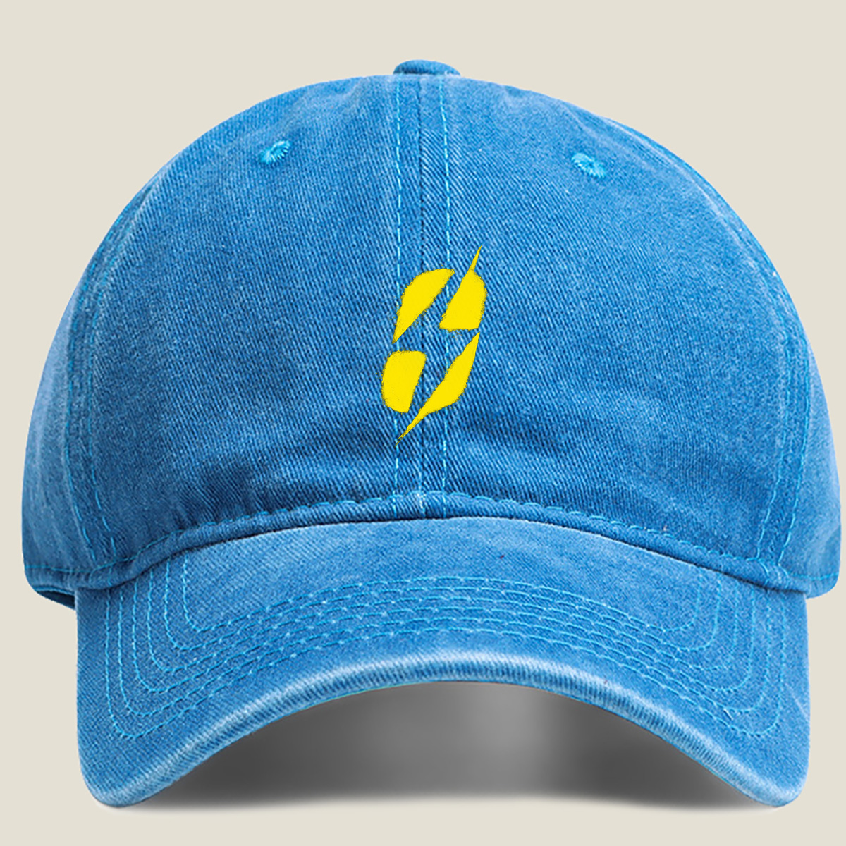 Flash Logo - Washed Denim - Baseball Cap