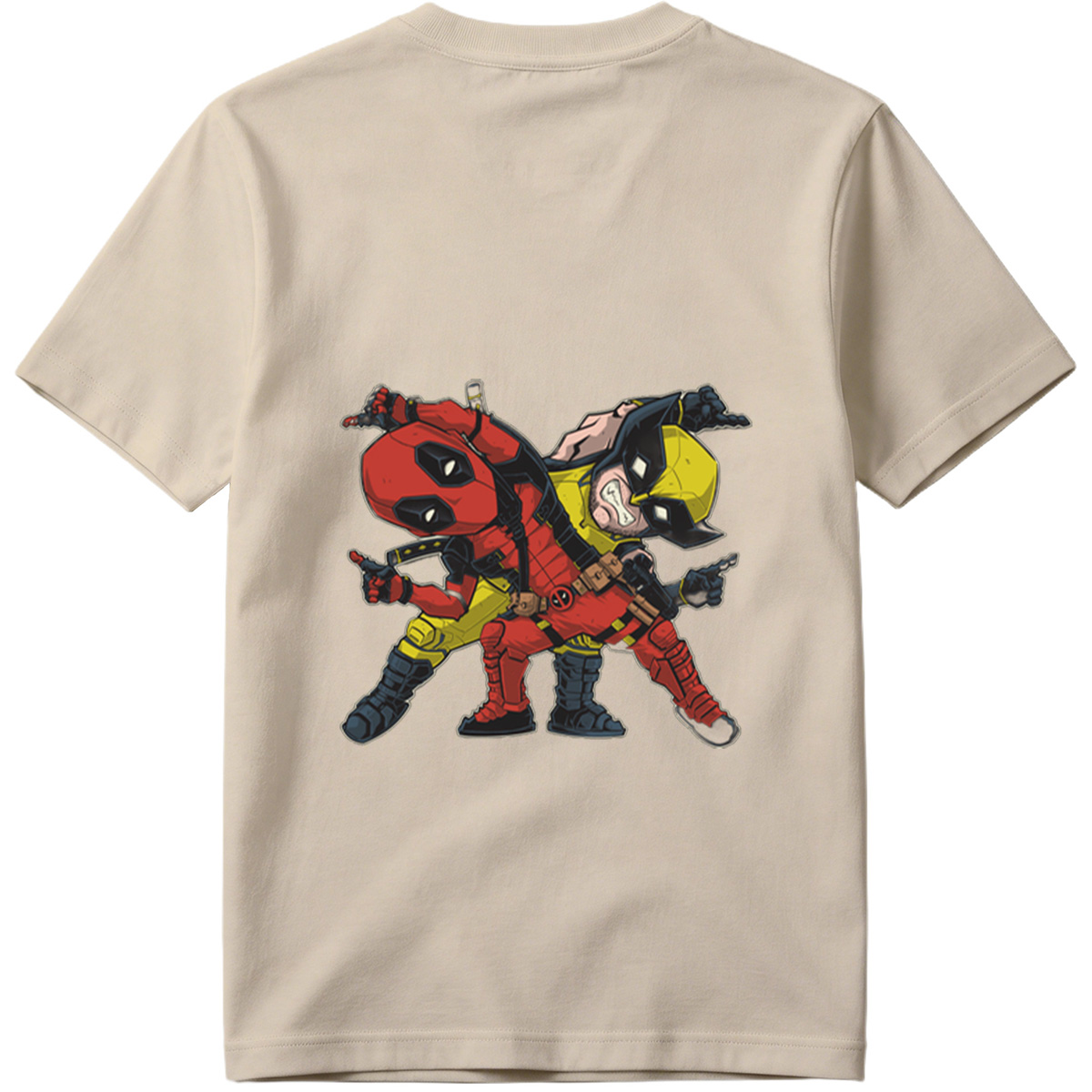 Deadpool and Wolverine Chibi Art - Tee
