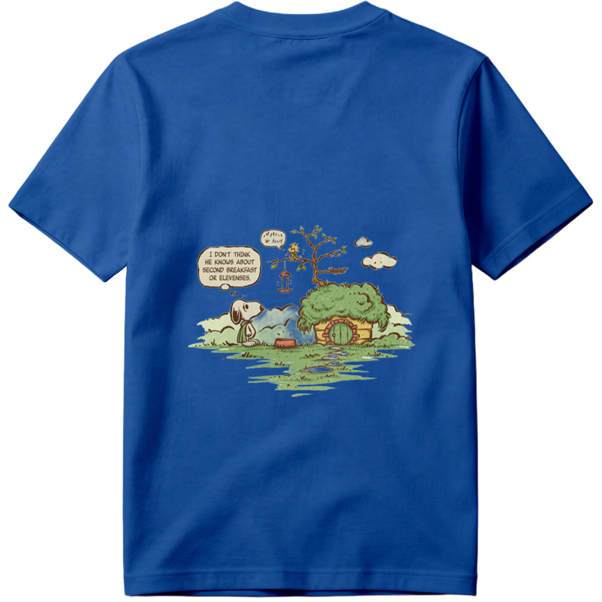 Snoopy and Woodstock in a Hobbit Hole - Tee