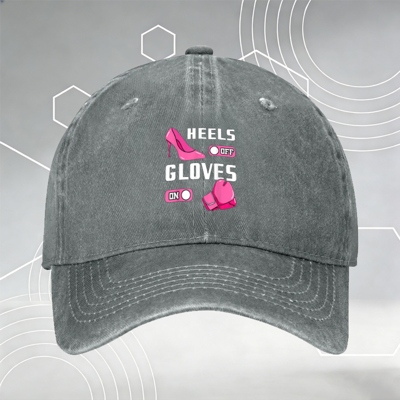 New Baseball Cap with Screw Design Print and 