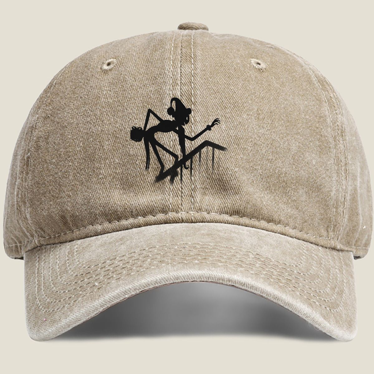Coraline and the Other Mother - Washed Denim - Baseball Cap