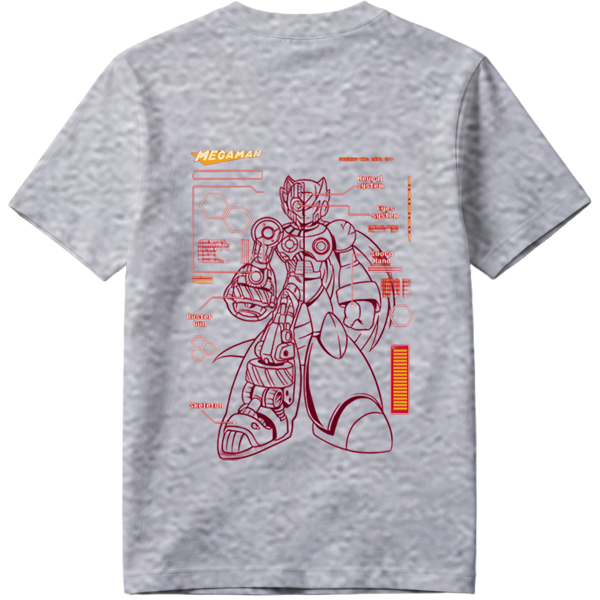 Megaman Zero: Project Zero 1593 Technical Blueprint - Tee