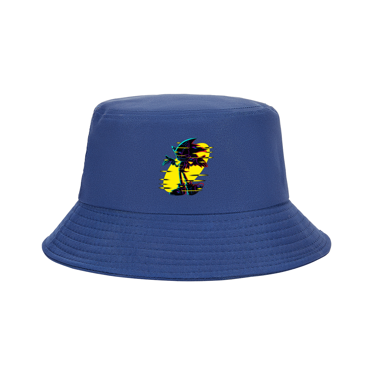 Sonic the Hedgehog: Neon Glitch Art - Fisherman's Hat