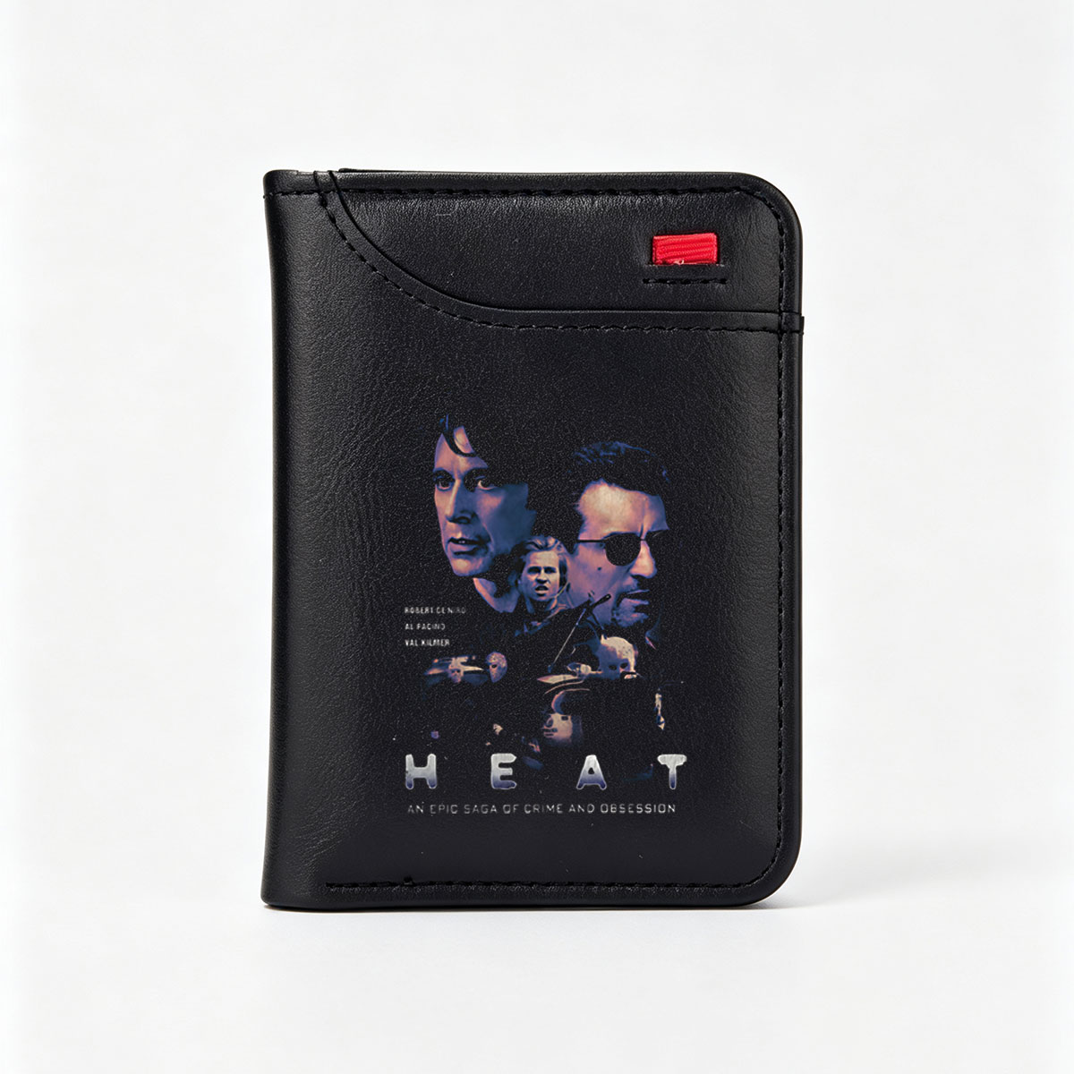Heat: Robert De Niro, Al Pacino, Val Kilmer – Crime and Obsession Drama - Vertical Style Wallet