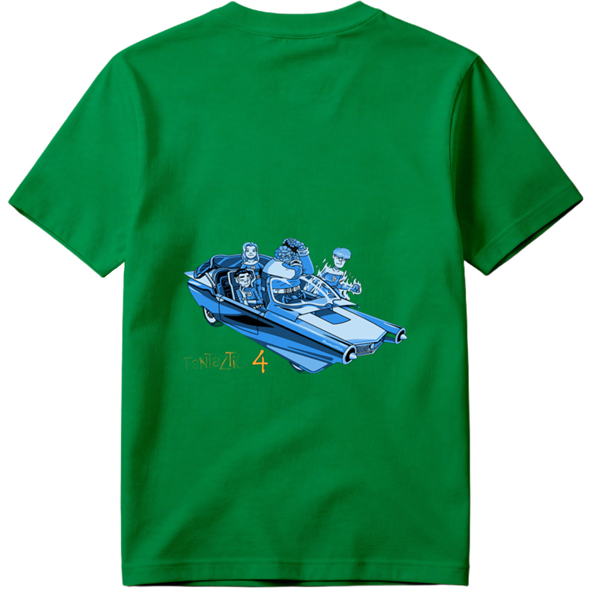 Fantastic Four in the Futuristic Car - Tee