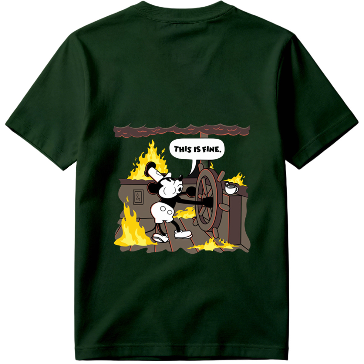 Mickey Mouse in a Burning Room: 