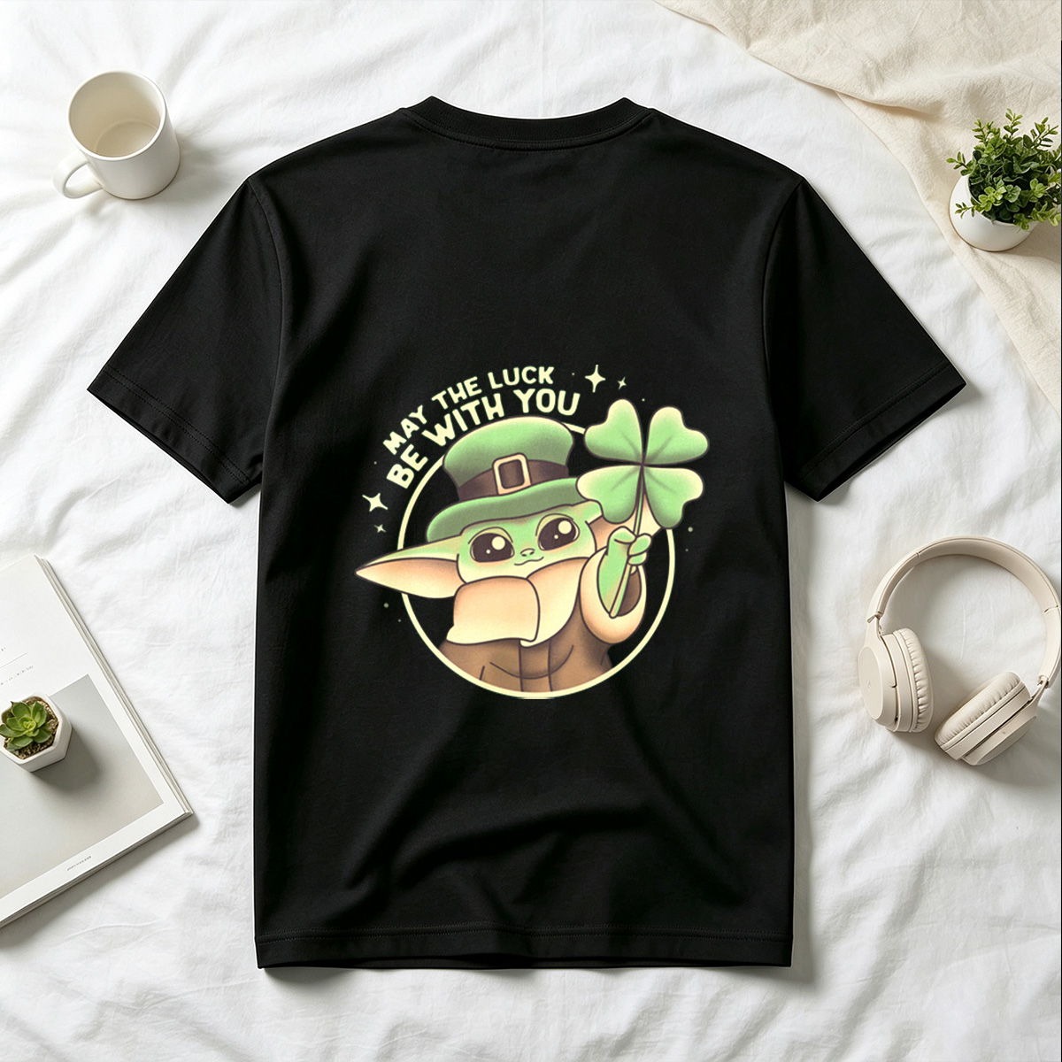 Baby Yoda St. Patrick's Day Design - Tee
