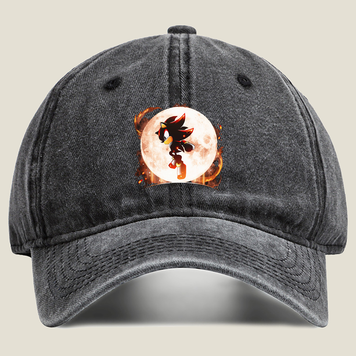 Sonic the Hedgehog: Shadow the Hedgehog Moonlight Leap - Washed Denim - Baseball Cap