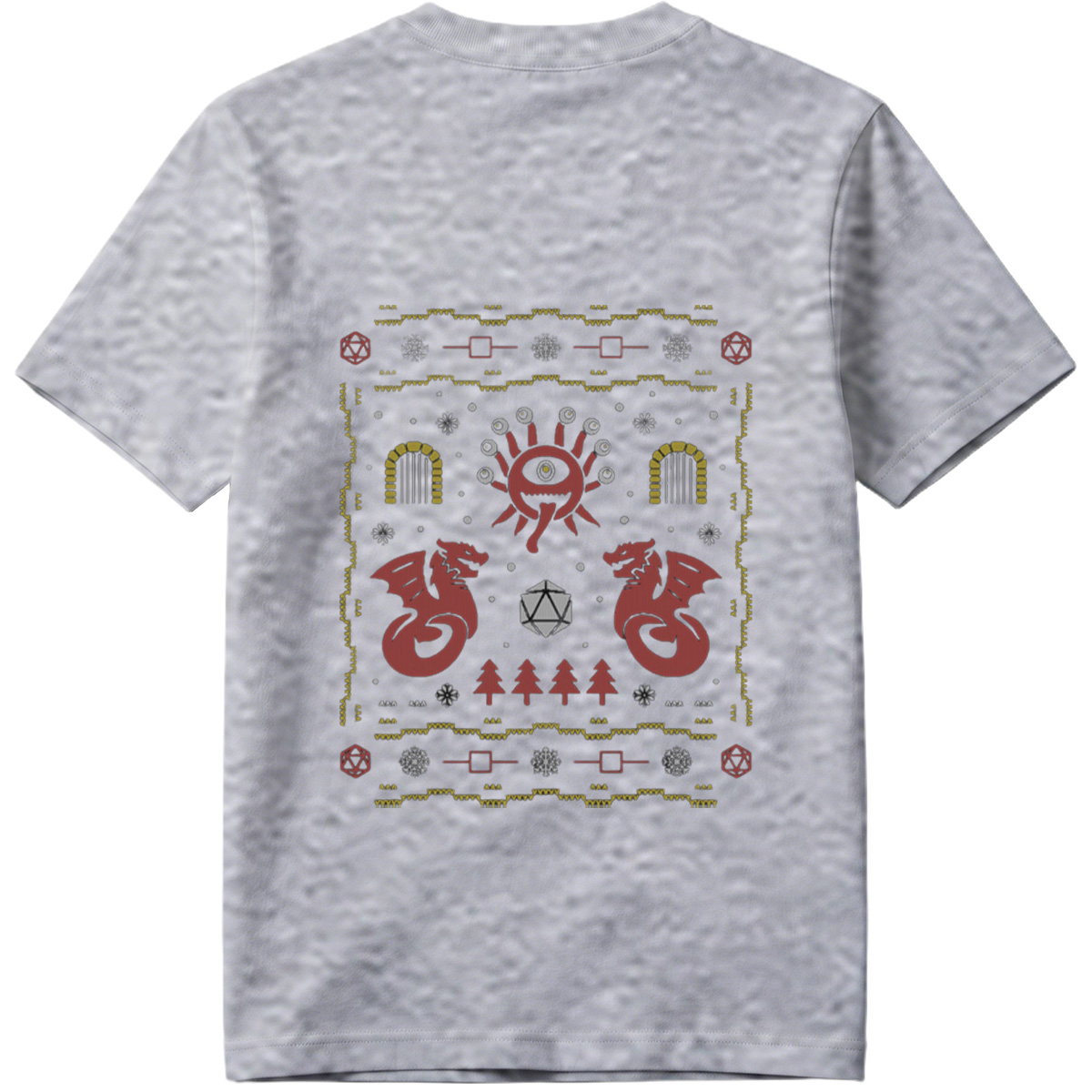 D&D Holiday Dragon & Eye of Vecna Sweater - Tee
