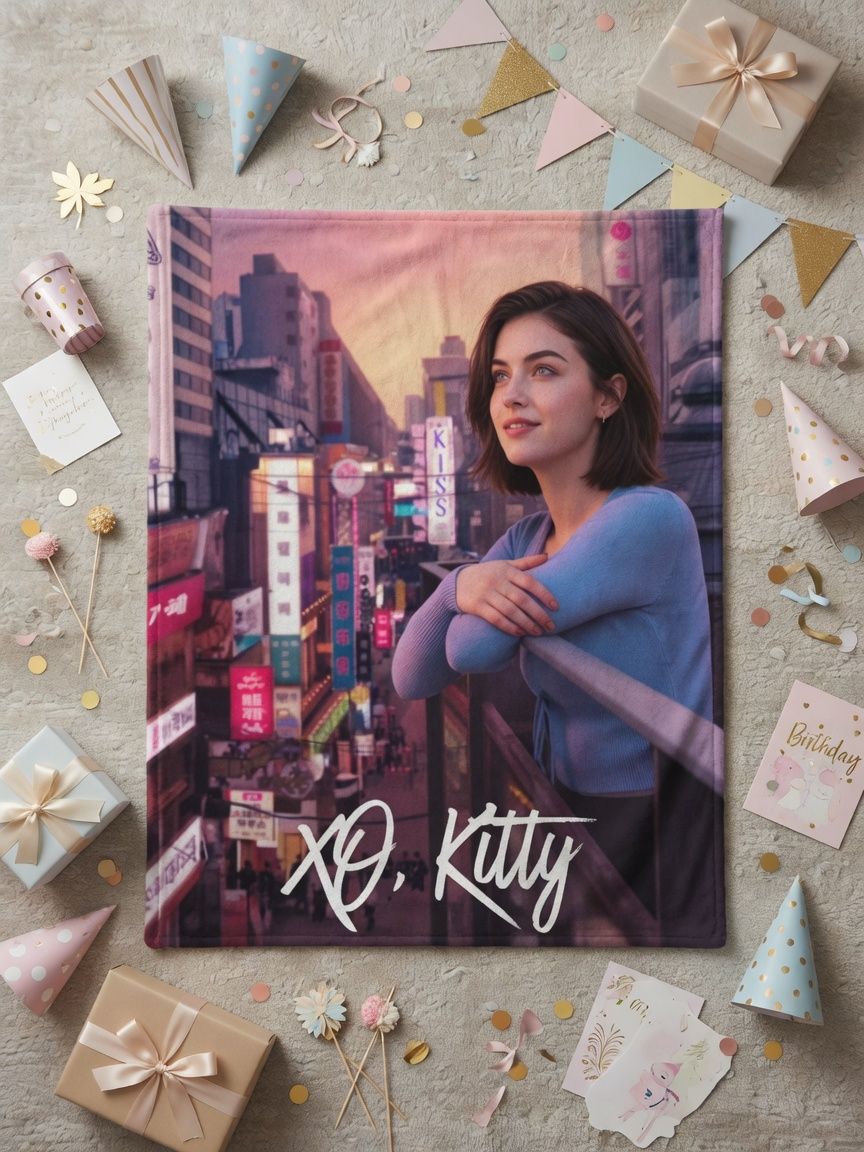 Custom Photo Face Blanket, Personalized Ultra-Soft Flannel Throw, Cozy Anti-Pilling Bed Blanket, Ideal Keepsake Gift