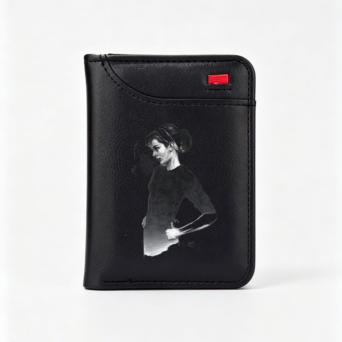 Audrey Hepburn in a Classic Pose - Vertical Style Wallet