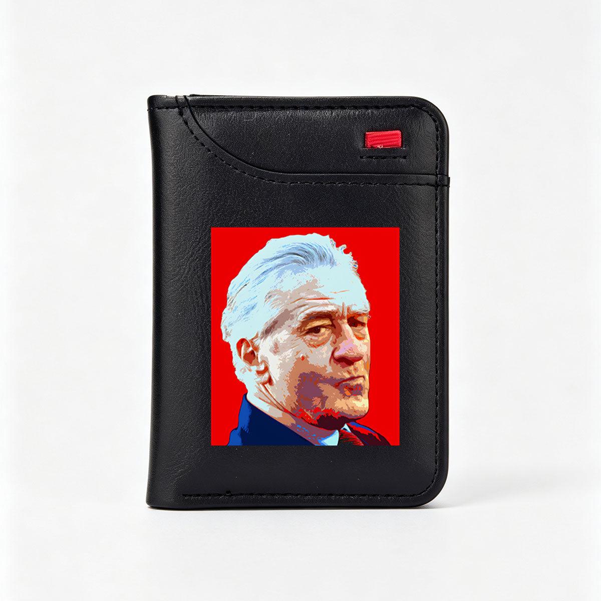 Robert De Niro in a Pop Art Style Portrait - Vertical Style Wallet