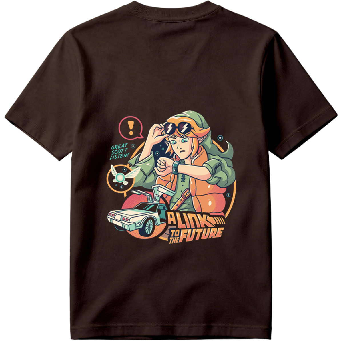 A Link to the Future: Zelda Meets Back to the Future - Tee
