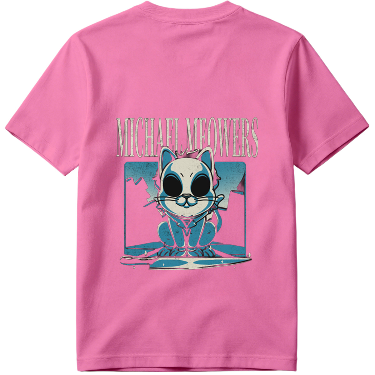 Michael Meowers Cat Character Design - Tee