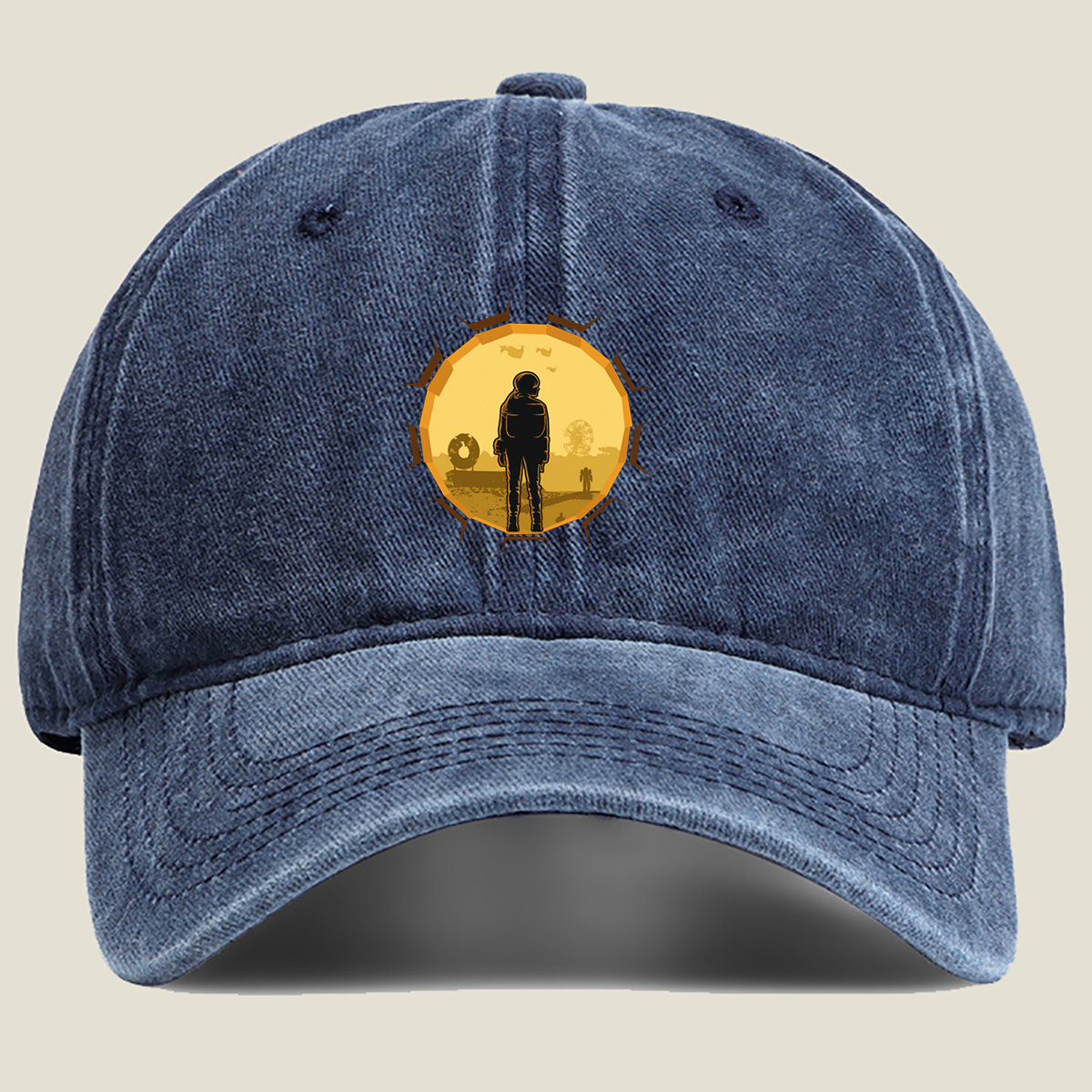 Fallout: Vault Dweller's Horizon - Washed Denim - Baseball Cap