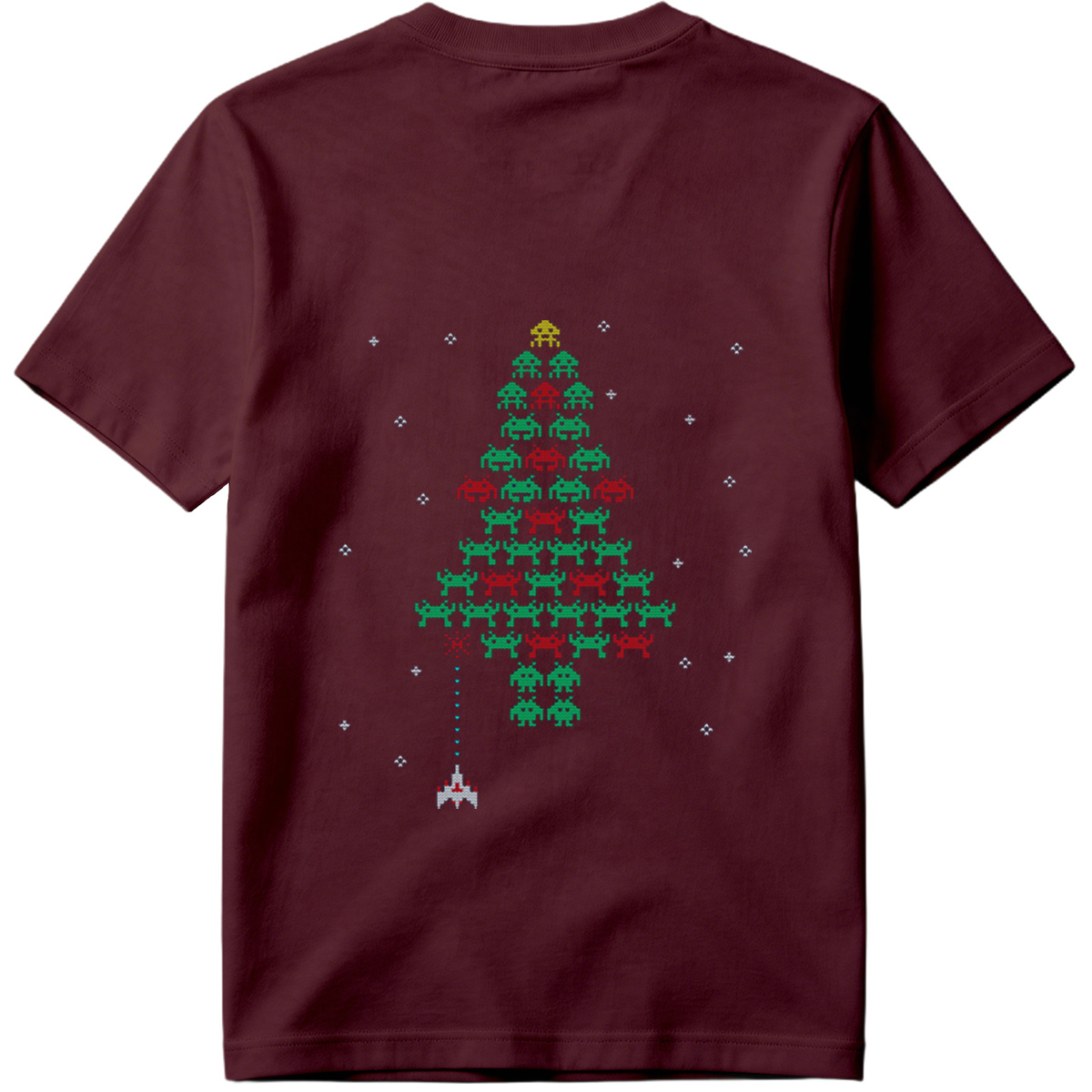 Space Invaders Christmas Tree - Tee