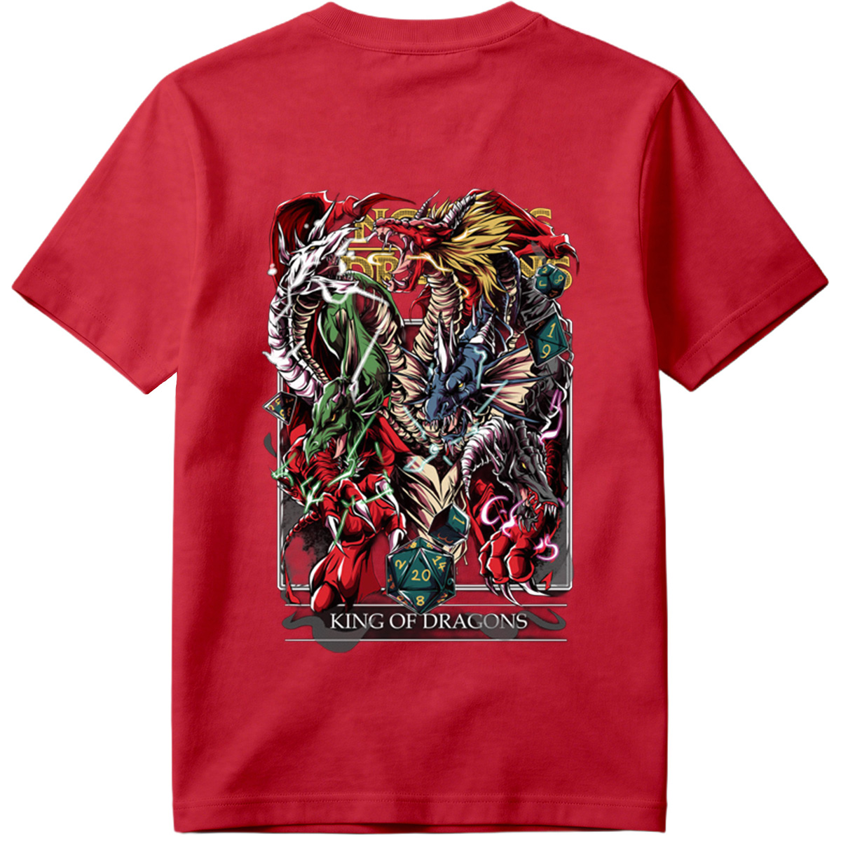 King of Dragons: Multicolored Dragon Ensemble - Tee