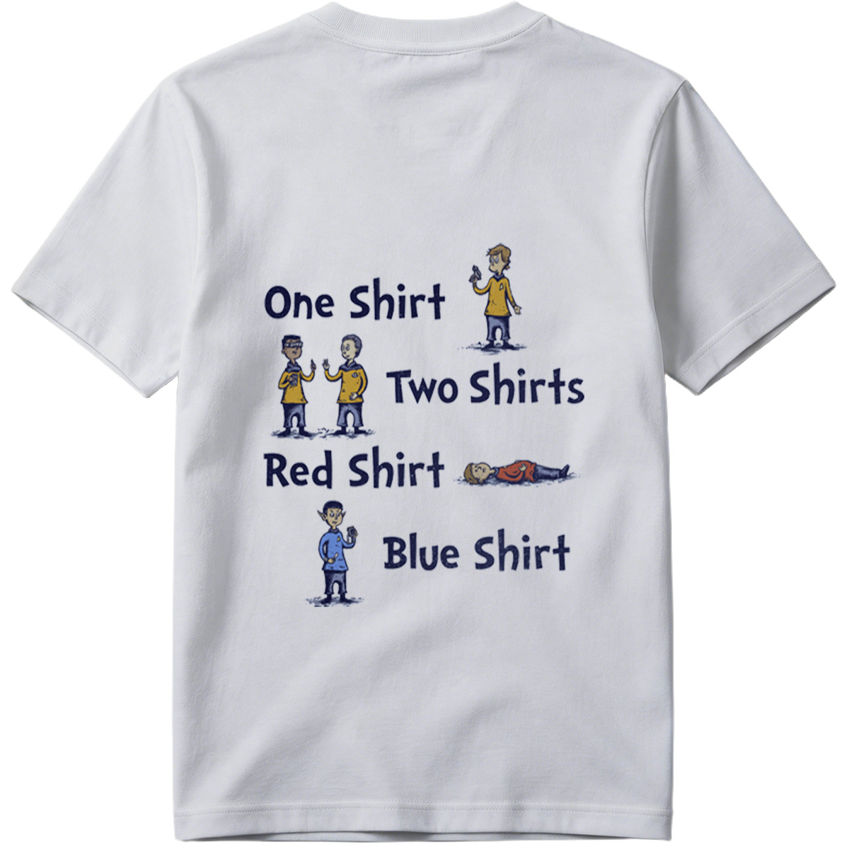 Star Trek: One Shirt, Two Shirts, Red Shirt, Blue Shirt - Tee