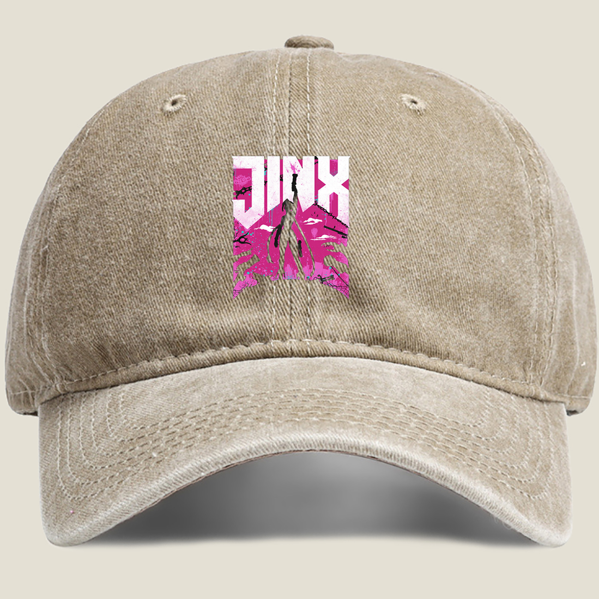 Jinx: The Rebel of Zaun - Washed Denim - Baseball Cap