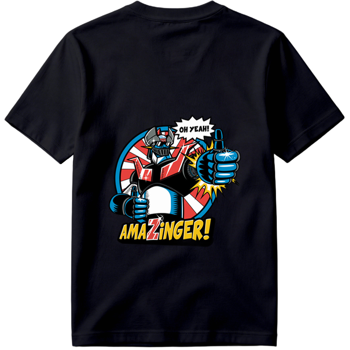 Amazinger! - Robot Hero with Thumbs Up - Tee