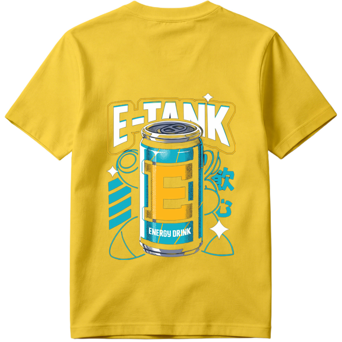 E-Tank Energy Drink Can Design - Tee