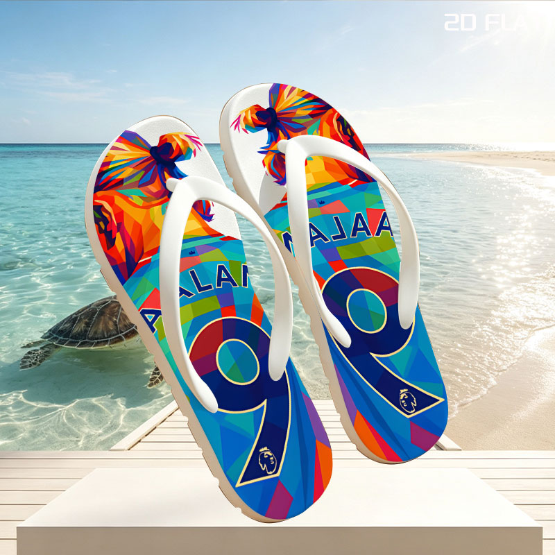 Haaland 9 - Manchester City Football Player -  flip-flops