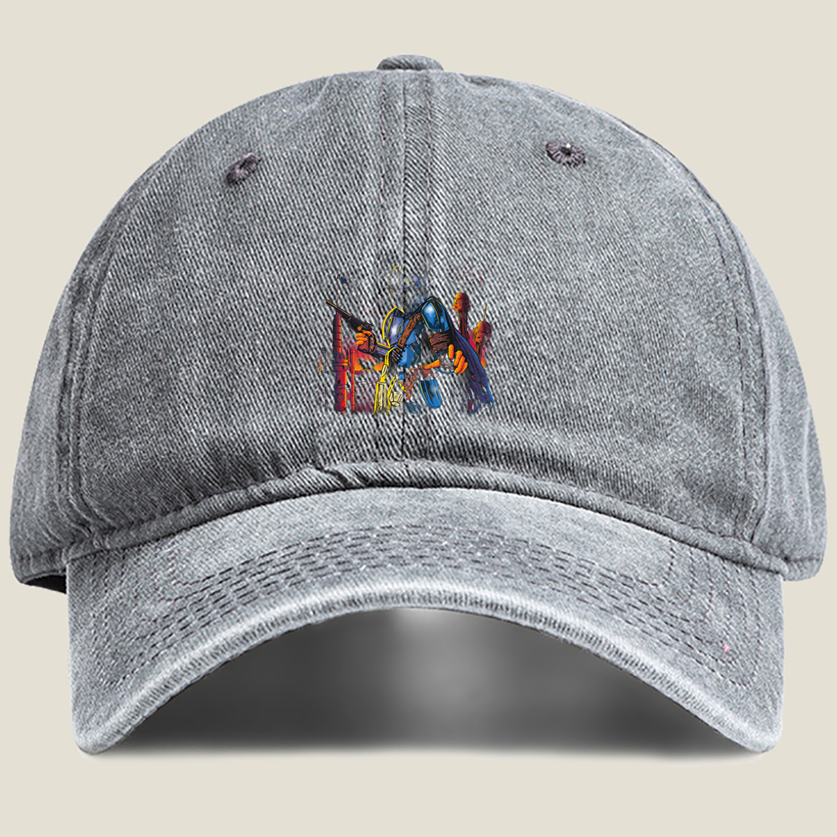 Iron Mando: Hunter - Washed Denim - Baseball Cap
