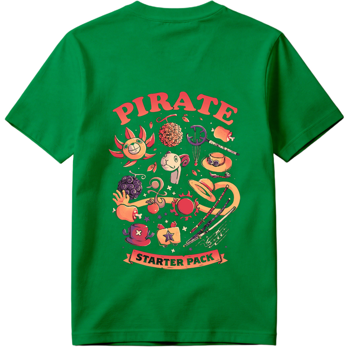 Pirate Starter Pack: A Whimsical Adventure with Captain and Crew - Tee