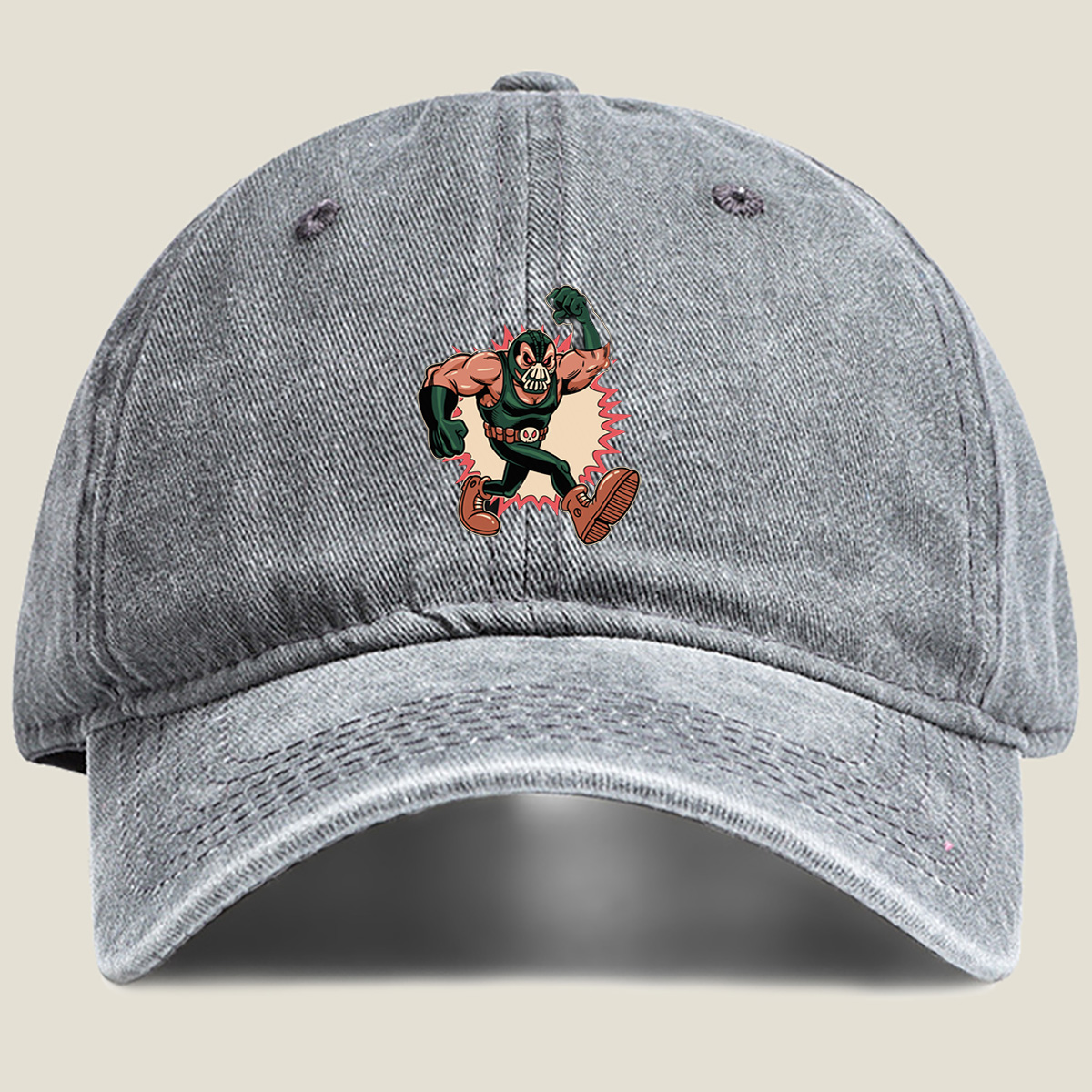 Bane from Batman: The Dark Knight Returns - Washed Denim - Baseball Cap