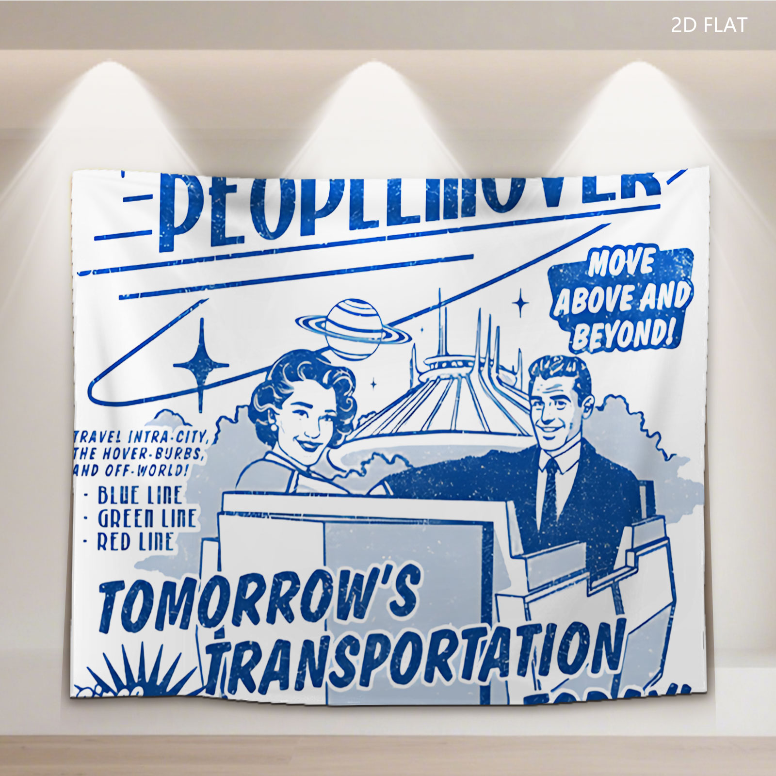 Tomorrowland Transit Authority PeopleMover: Magnetic Magic with Linear Induction Motors - Tapestry