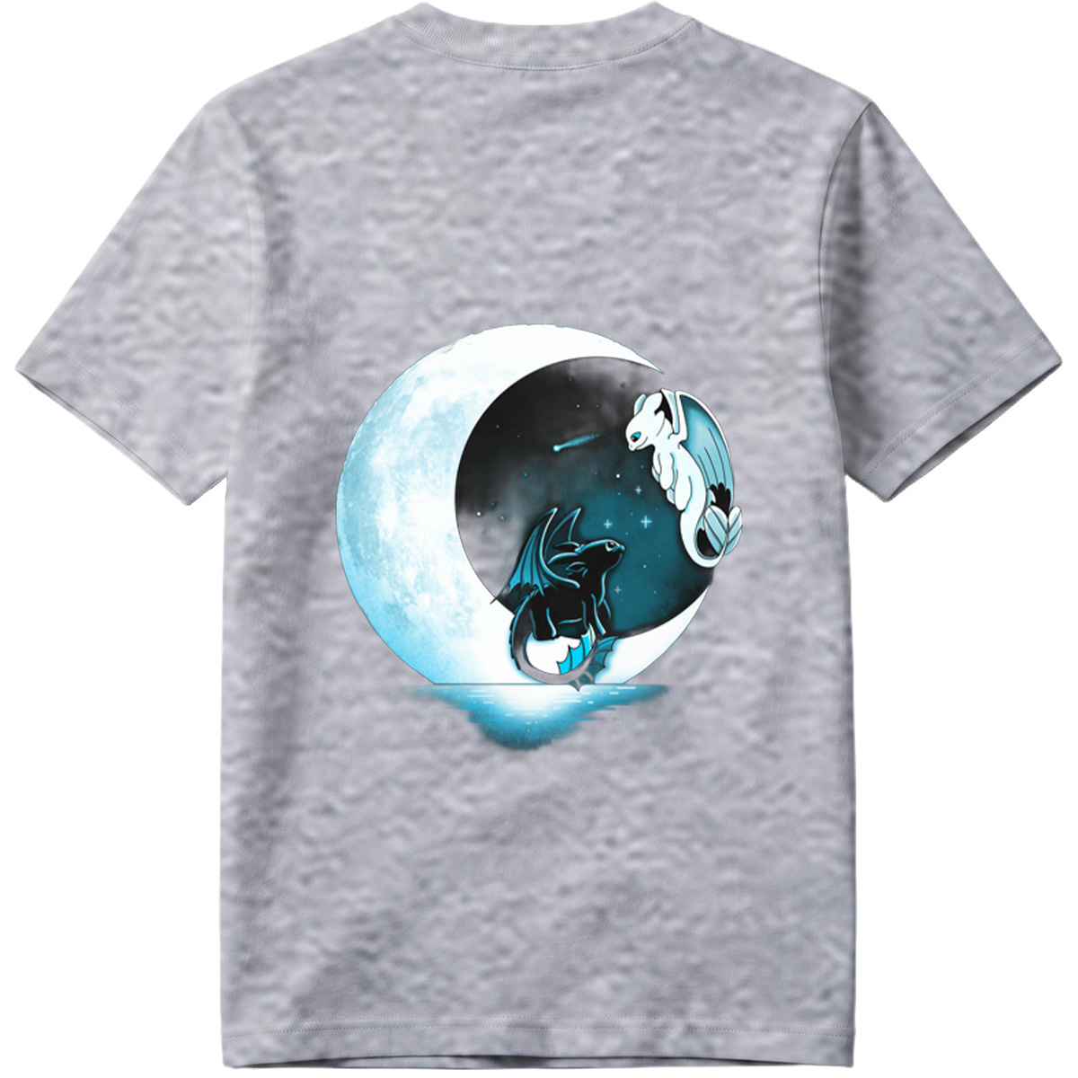 How to Train Your Dragon: Toothless and Light Fury Under the Moon - Tee