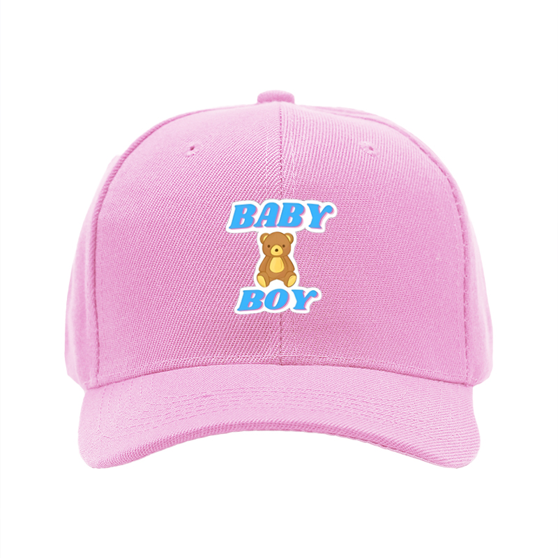 1pc New Baseball Cap Baby Boy Teddy Bear Print Unisex Adjustable Hat for Outdoor Activities Adults and Teens