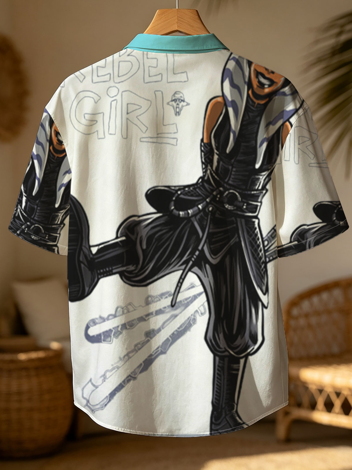 Rebel Girl: Azaan, Star Wars-Inspired Warrior with Dual Lightsabers -  Shirt