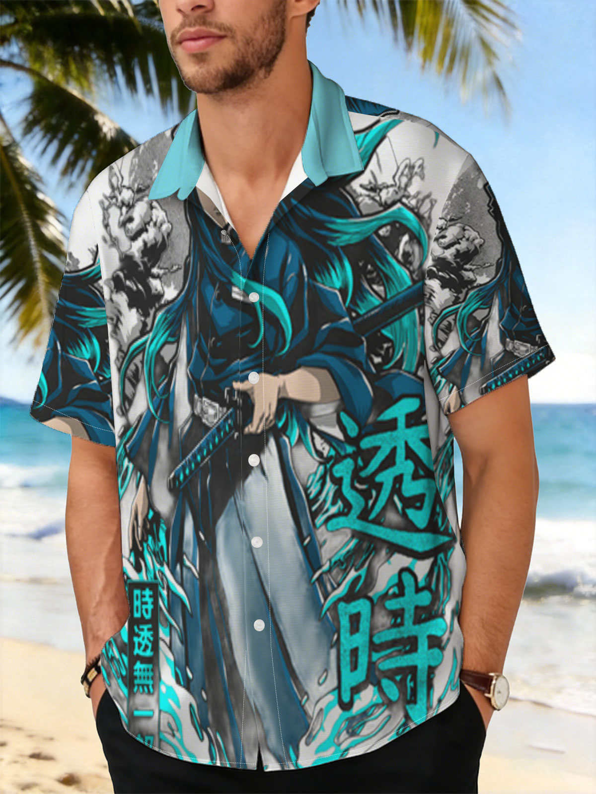 Demon Slayer: Mugen Train - Muichiro Tokito, Water Breathing Technique -  Shirt