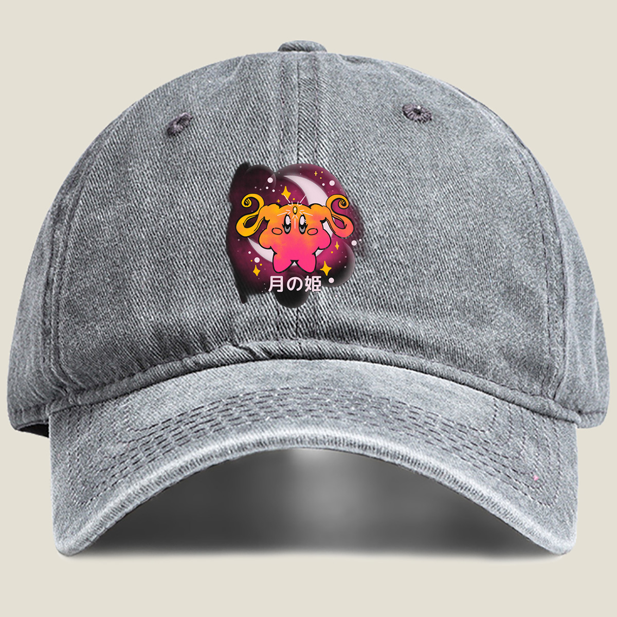 Kirby: Princess of the Moon - Washed Denim - Baseball Cap