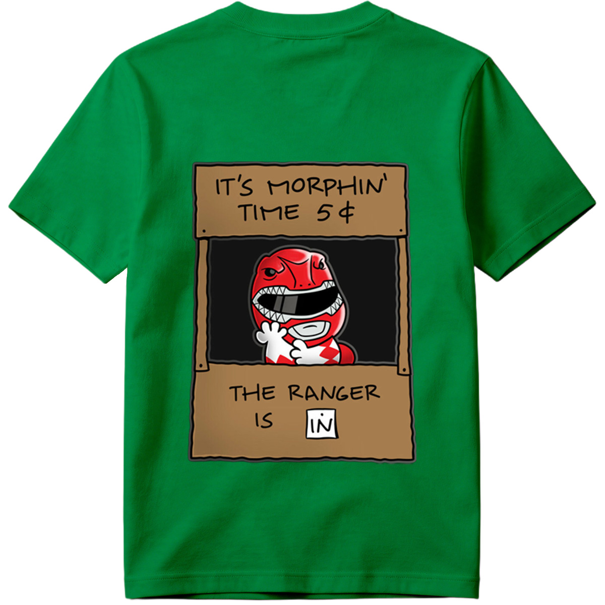 Red Ranger Morphin Time Booth - Tee