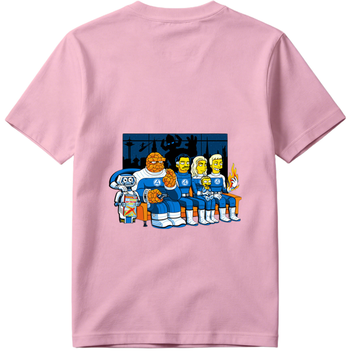 The Simpsons Meet the Fantastic Four - Tee