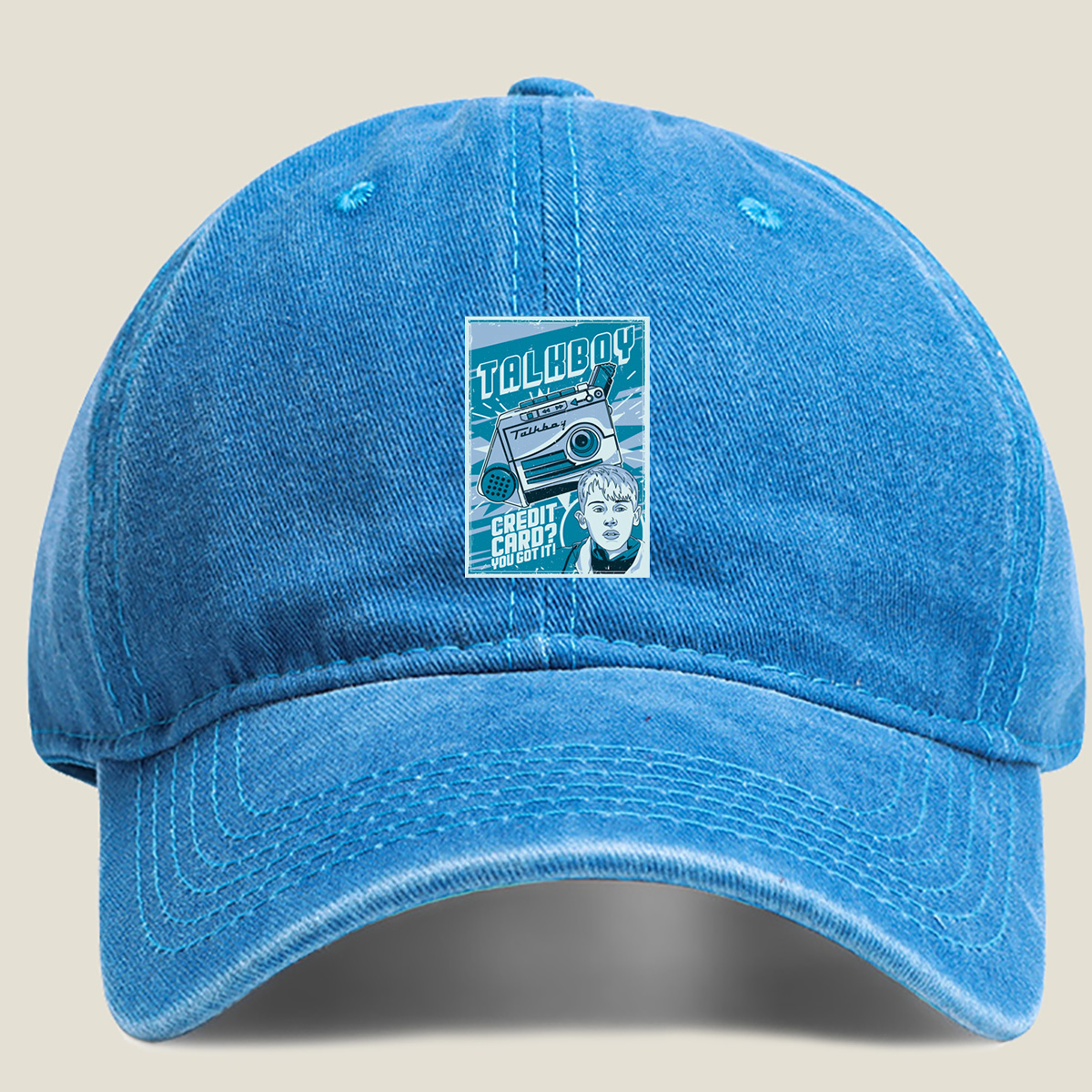 Talkboy: Credit Card? You Got It! - Washed Denim - Baseball Cap