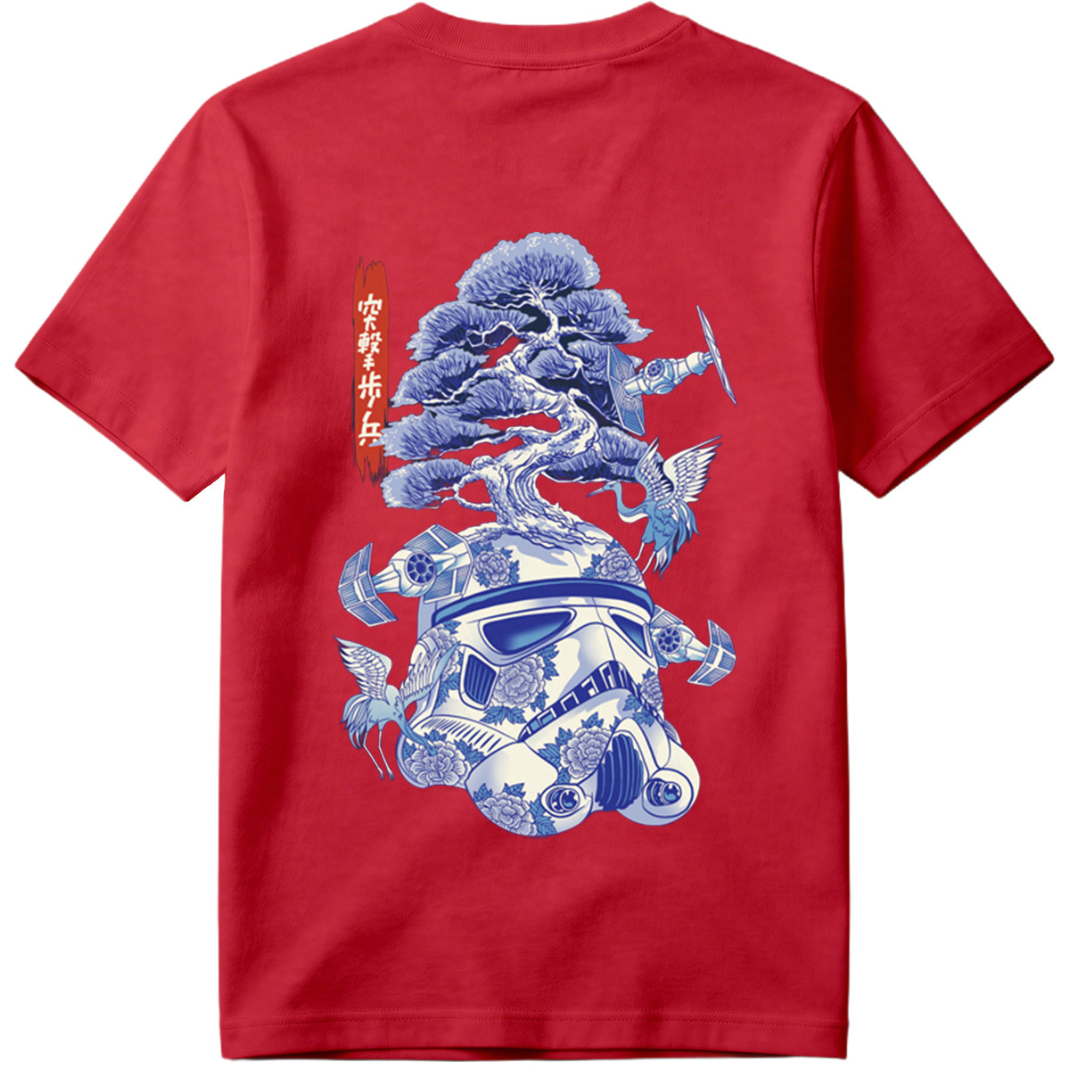 Star Wars Stormtrooper with Bonsai and Cranes - Tee