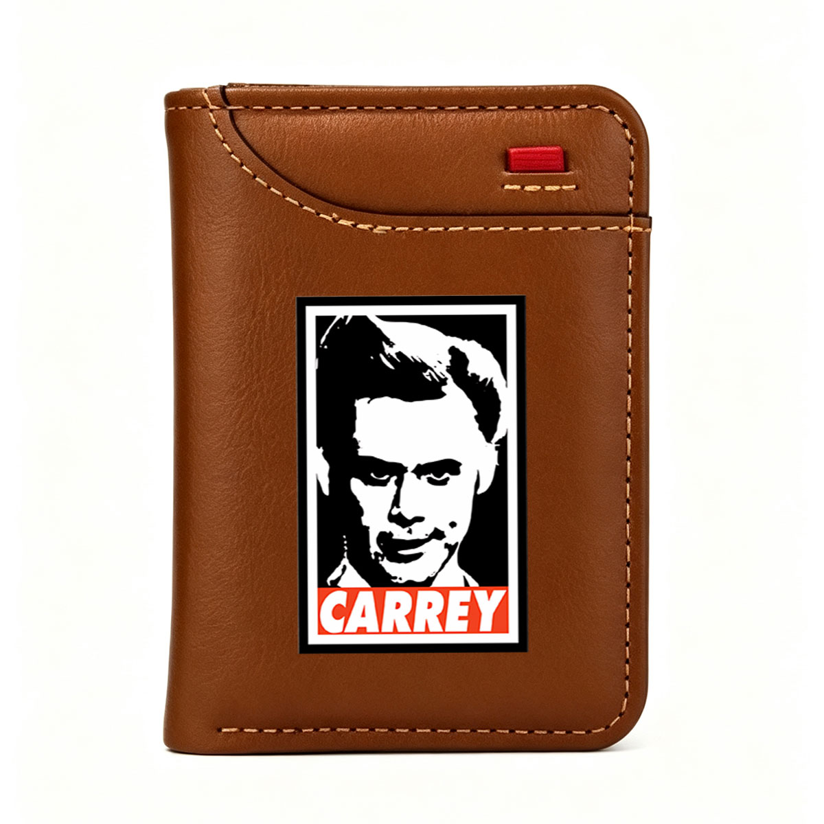 Carrey: A Stylized Portrait of the Actor - Vertical Style Wallet