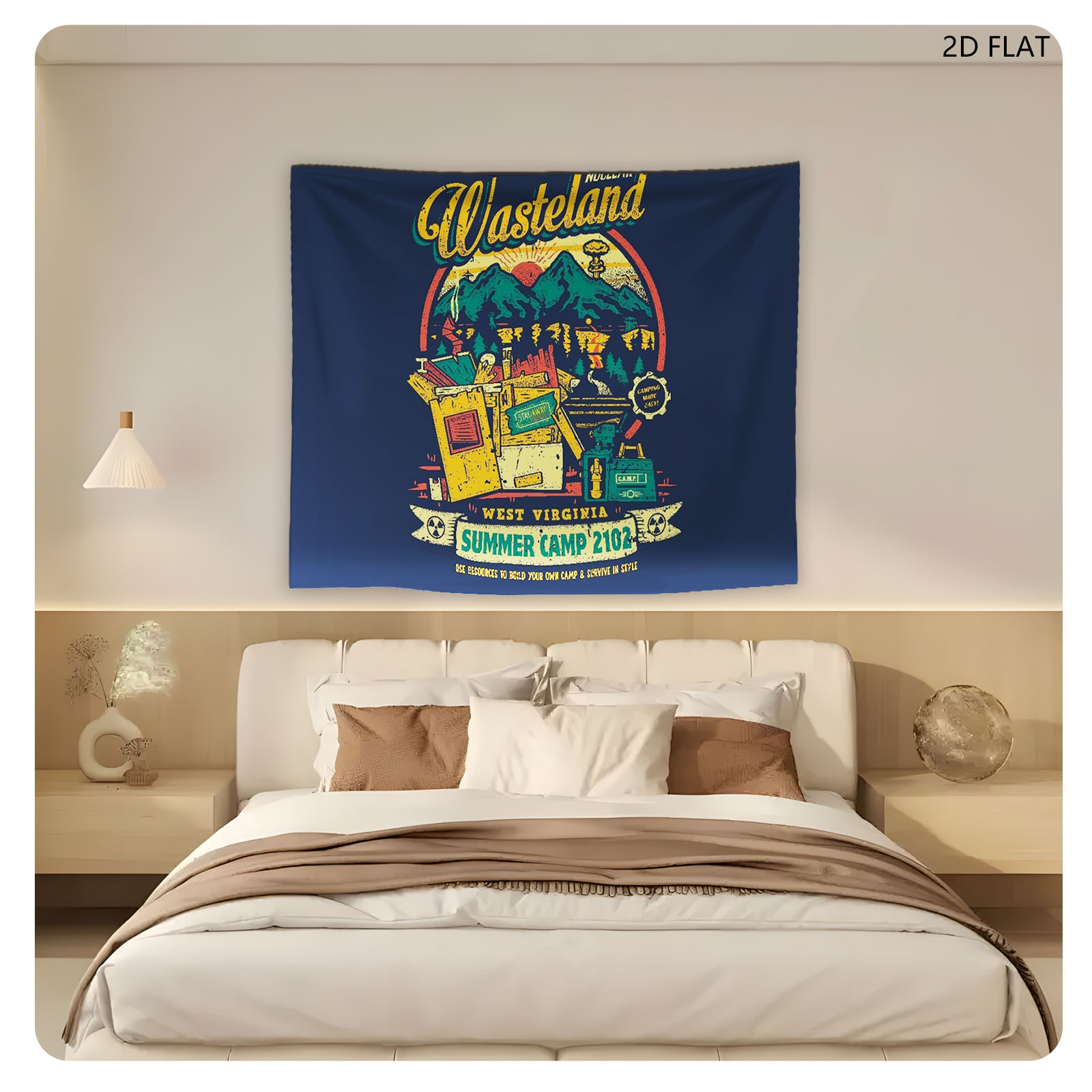 Nuclear Wasteland: West Virginia Summer Camp 2102 - Post-Apocalyptic Camping Adventure - Tapestry