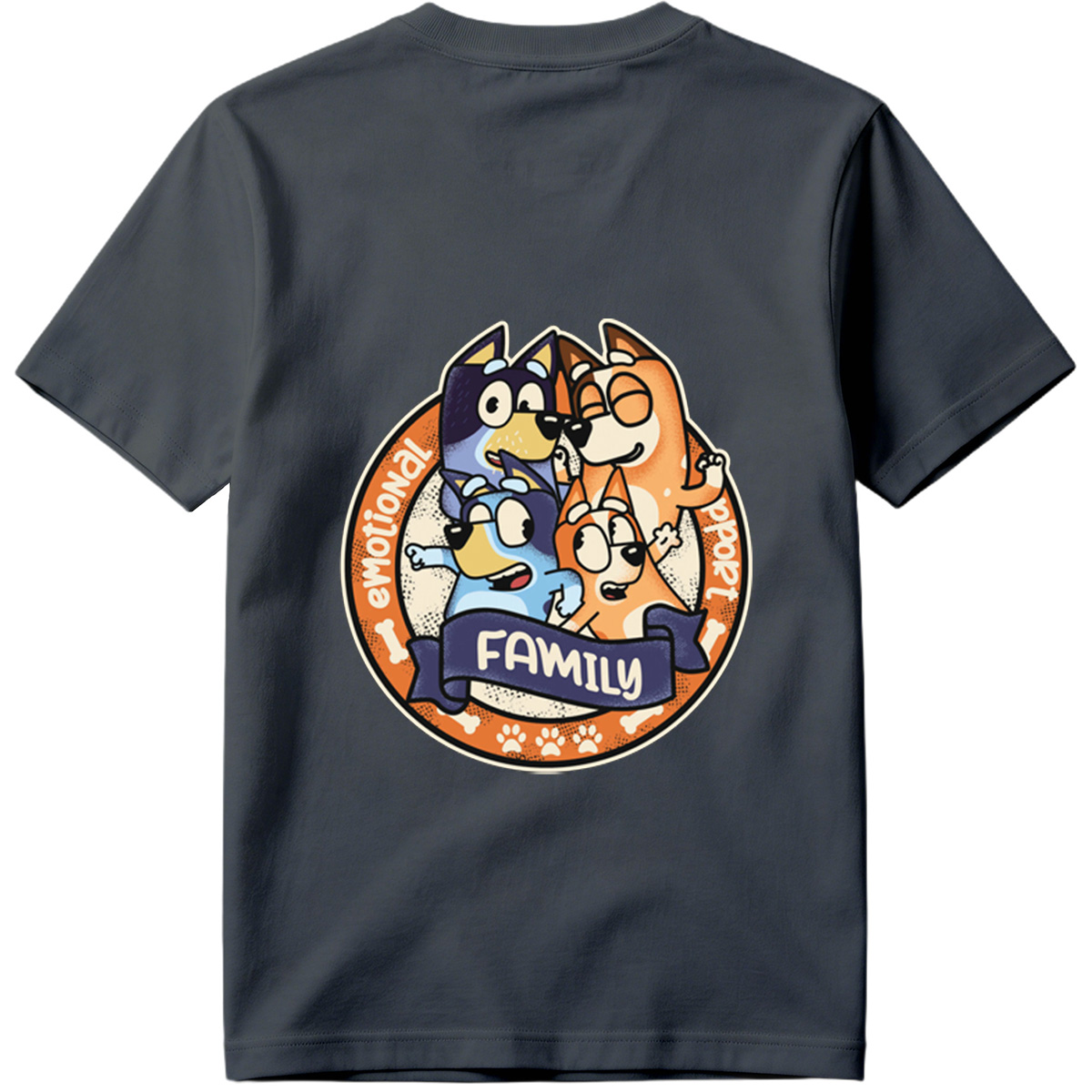 Bluey Family Emotional Support - Tee