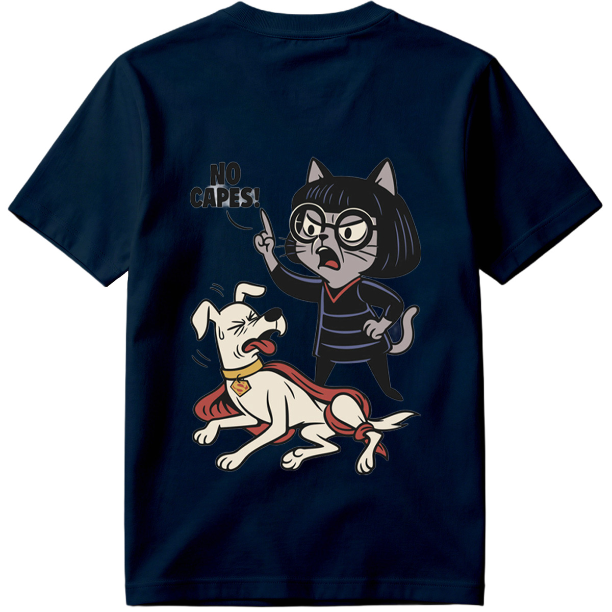 Krypto the Superdog and Streaky the Supercat: No Capes! - Tee