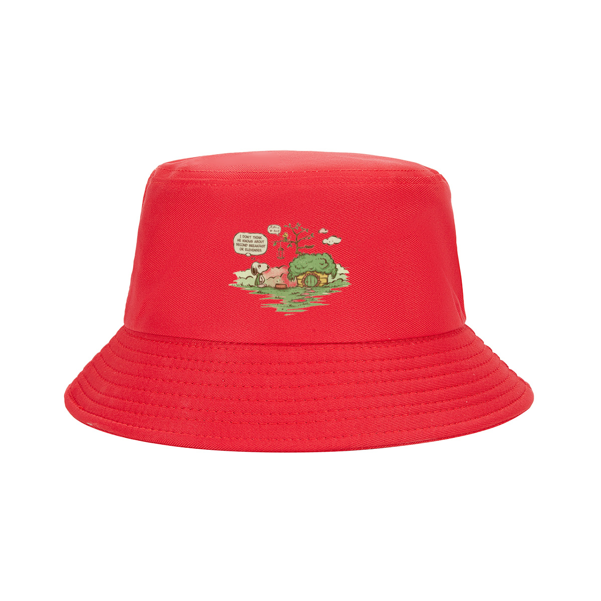 Snoopy and Woodstock in a Hobbit Hole - Fisherman's Hat