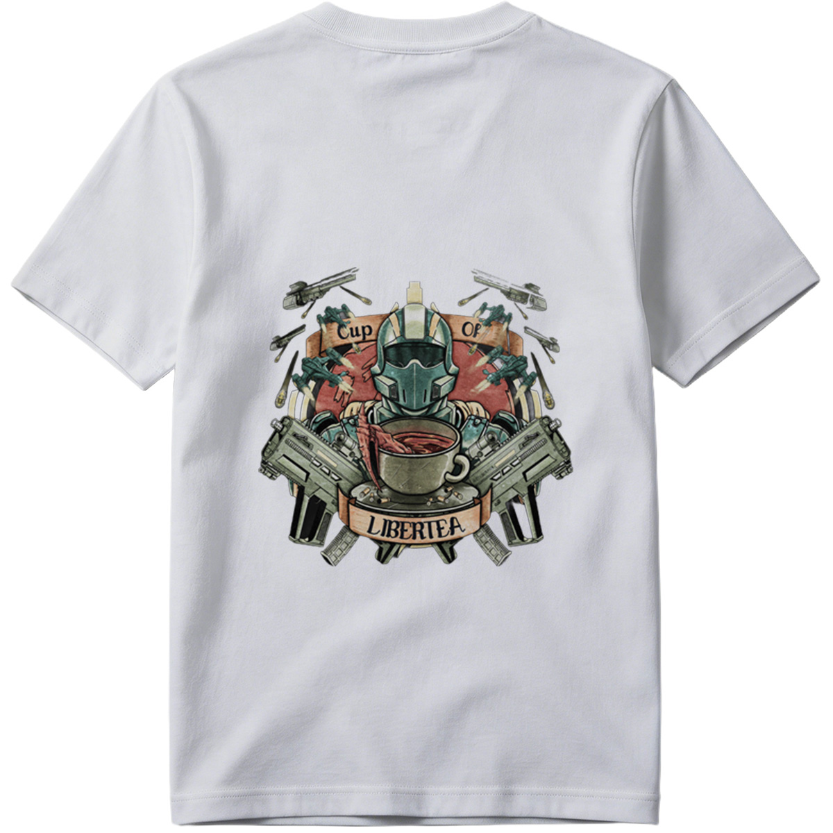 Cup of LiberteA: The Armored Tea Master - Tee