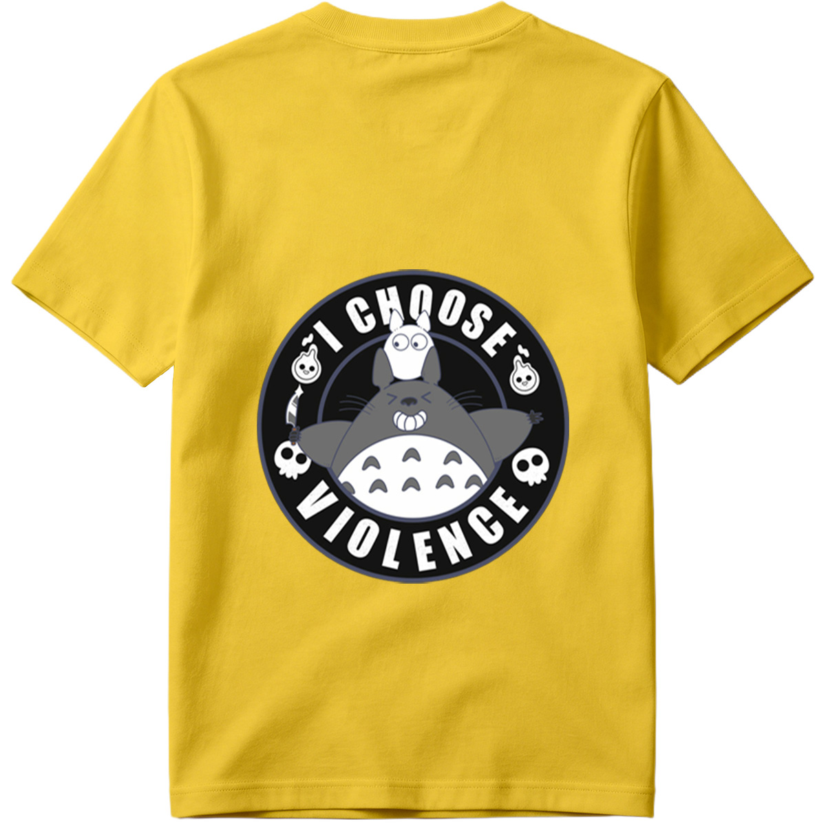 Totoro and Little Totoro - I Choose Violence - Tee