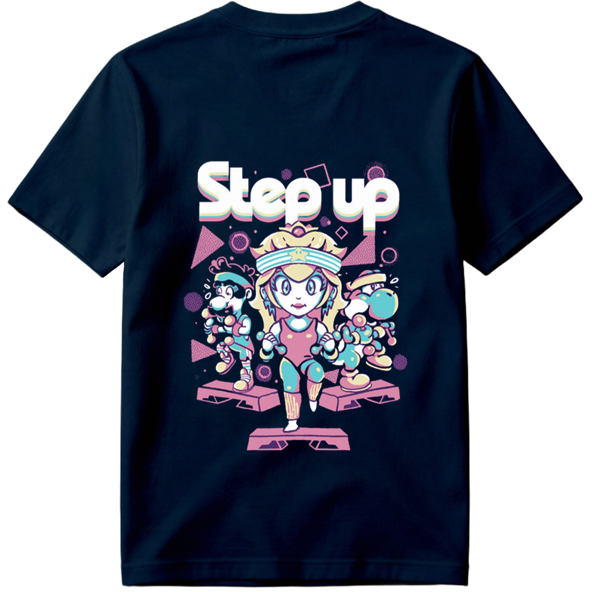 Step Up: Princess Peach, Mario, and Yoshi in Sync - Tee