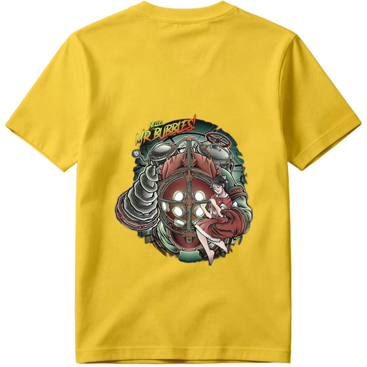 Hello Mr. Bubbles! - Steam Punk Submarine Adventure - Tee