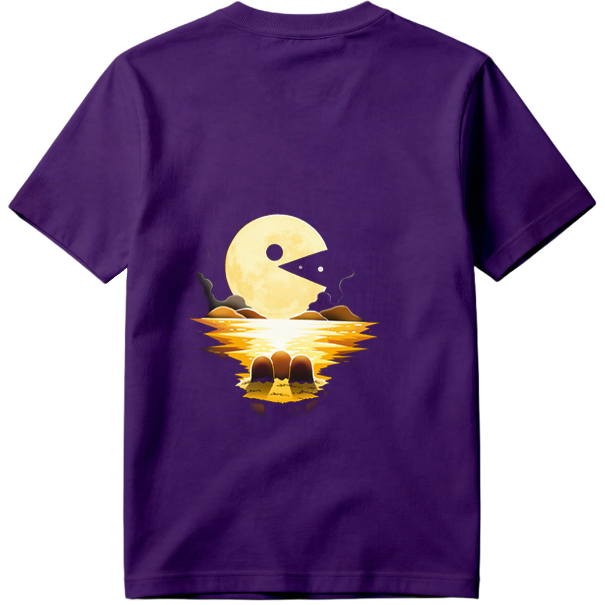 Pac-Man Moon Reflection - Tee